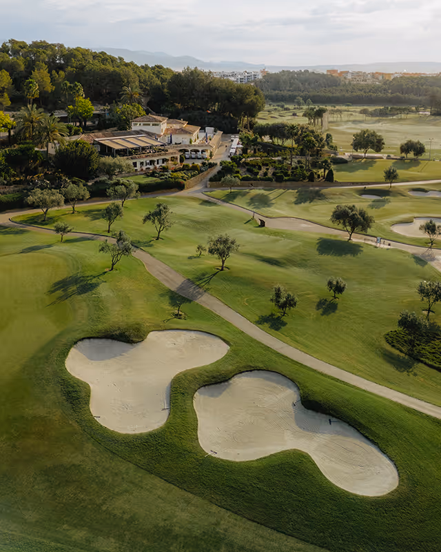 Championship golf course with mountain views in Mallorca Spain