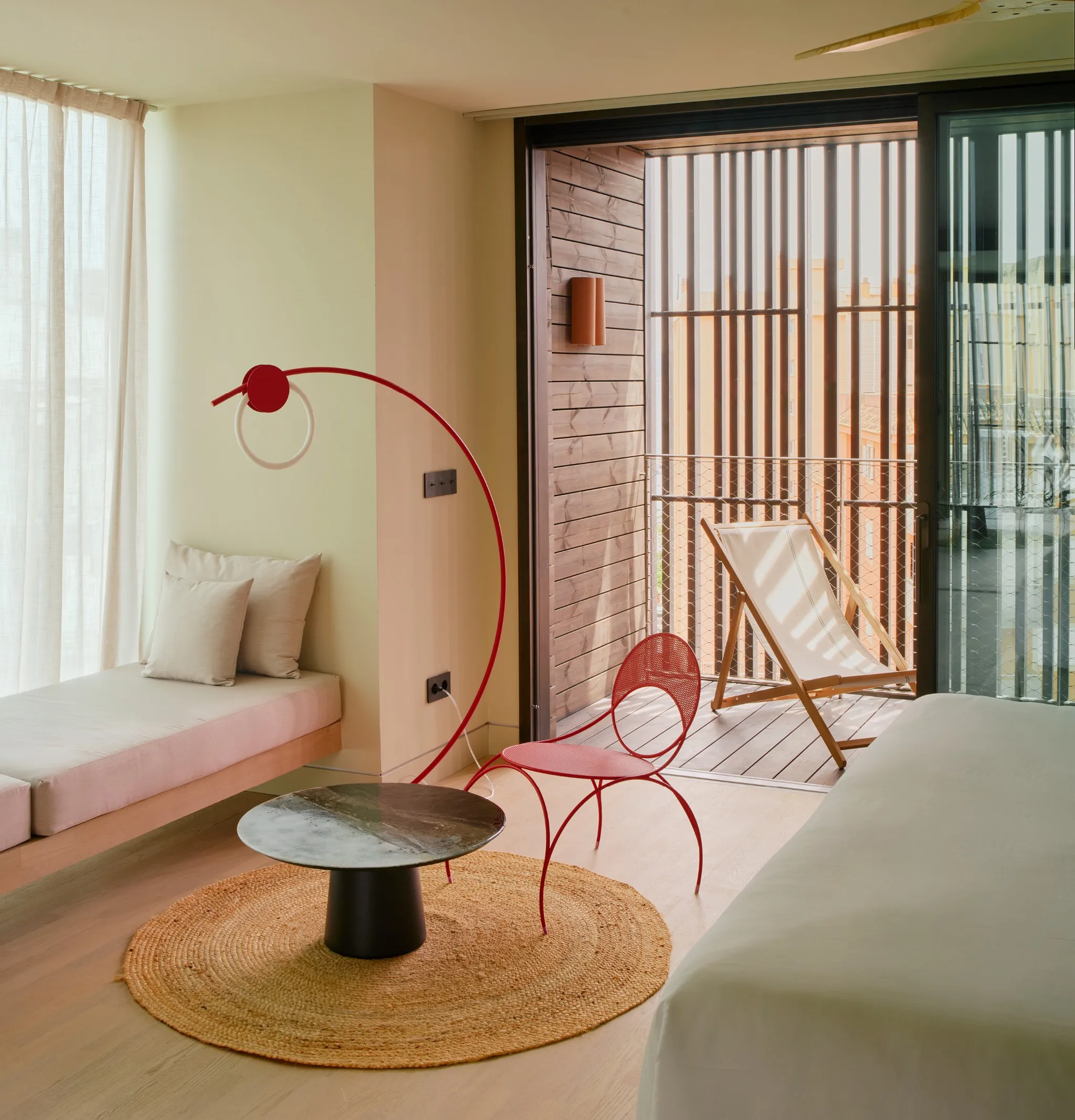 Rooftop terrace and pool at Terreno Barrio Hotel in Palma