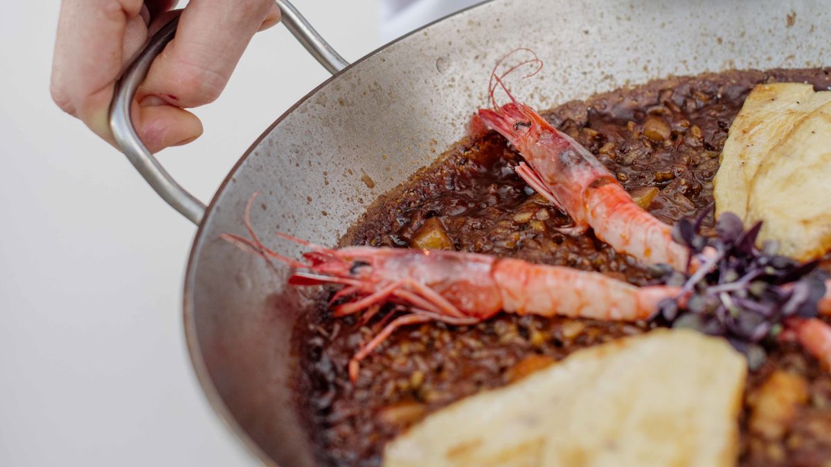 Paella and Mediterranean dishes at Sa Terrassa, Son Bunyola
