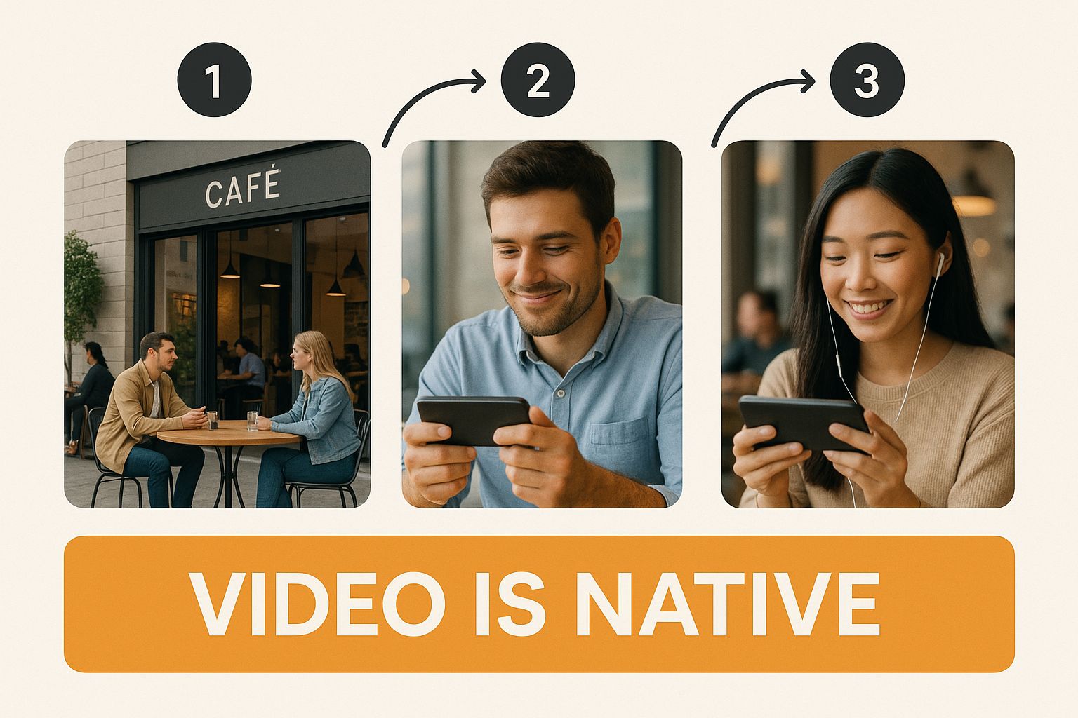 Infographic about social video production