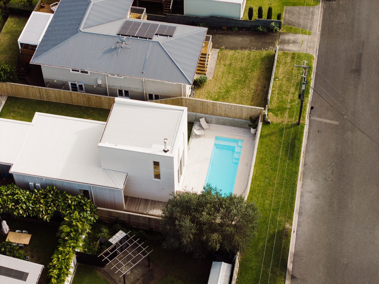 Pitau residential build exterior showing finished craftsmanship