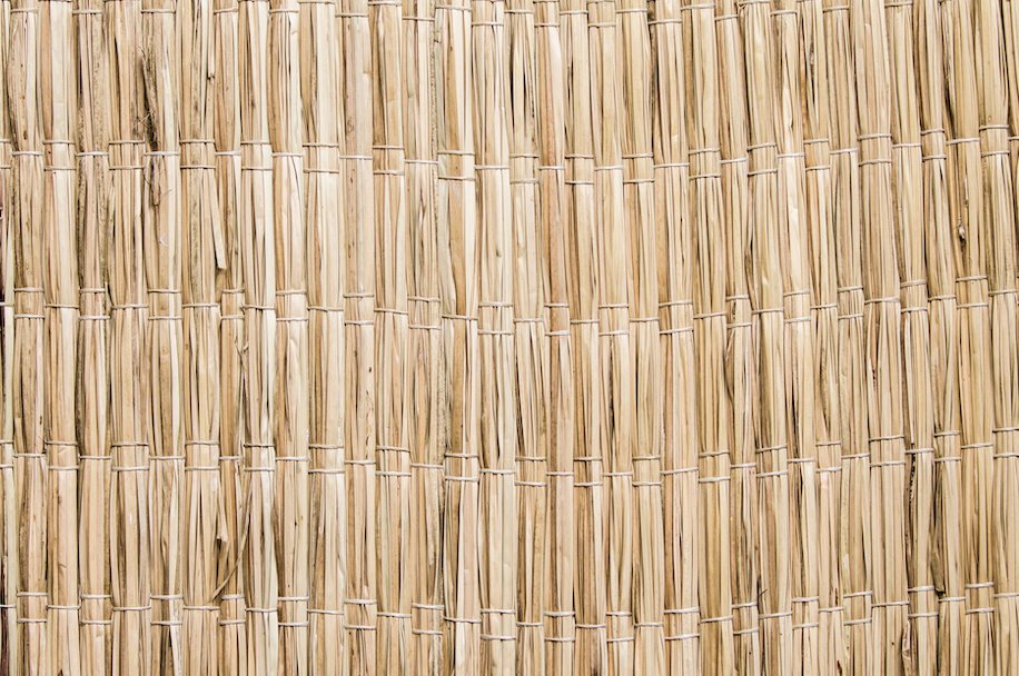 mur en canisse, clôture en bois, clôture plage