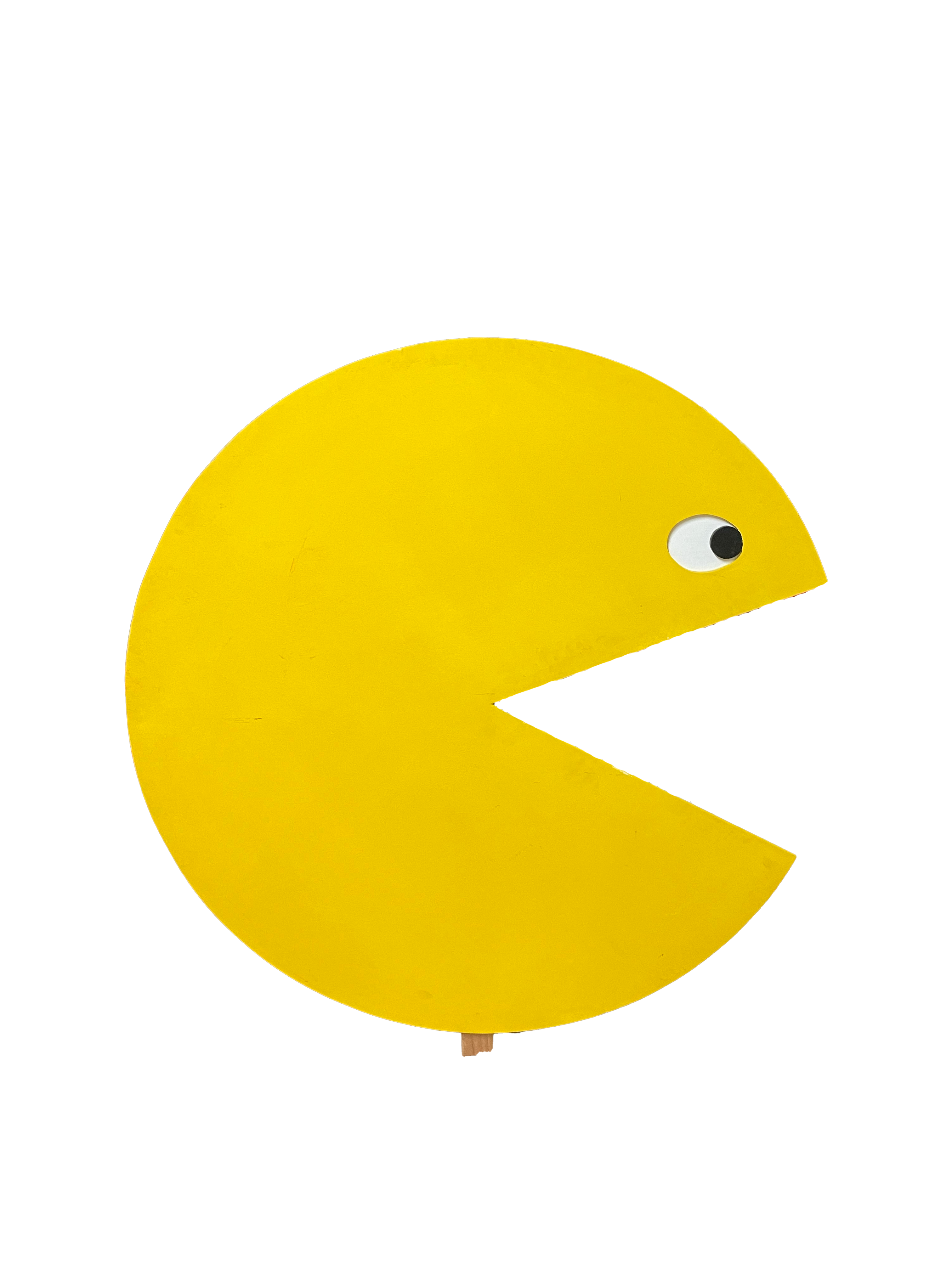 Pac man jaune avec bonbons, décoration événementielle à louer – Mon Décor à Louer