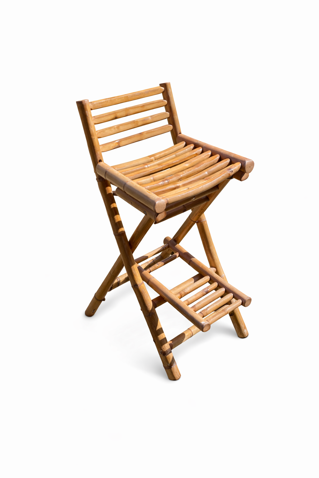 Tabouret haut en bambou, décoration événementielle à louer – Mon Décor à Louer