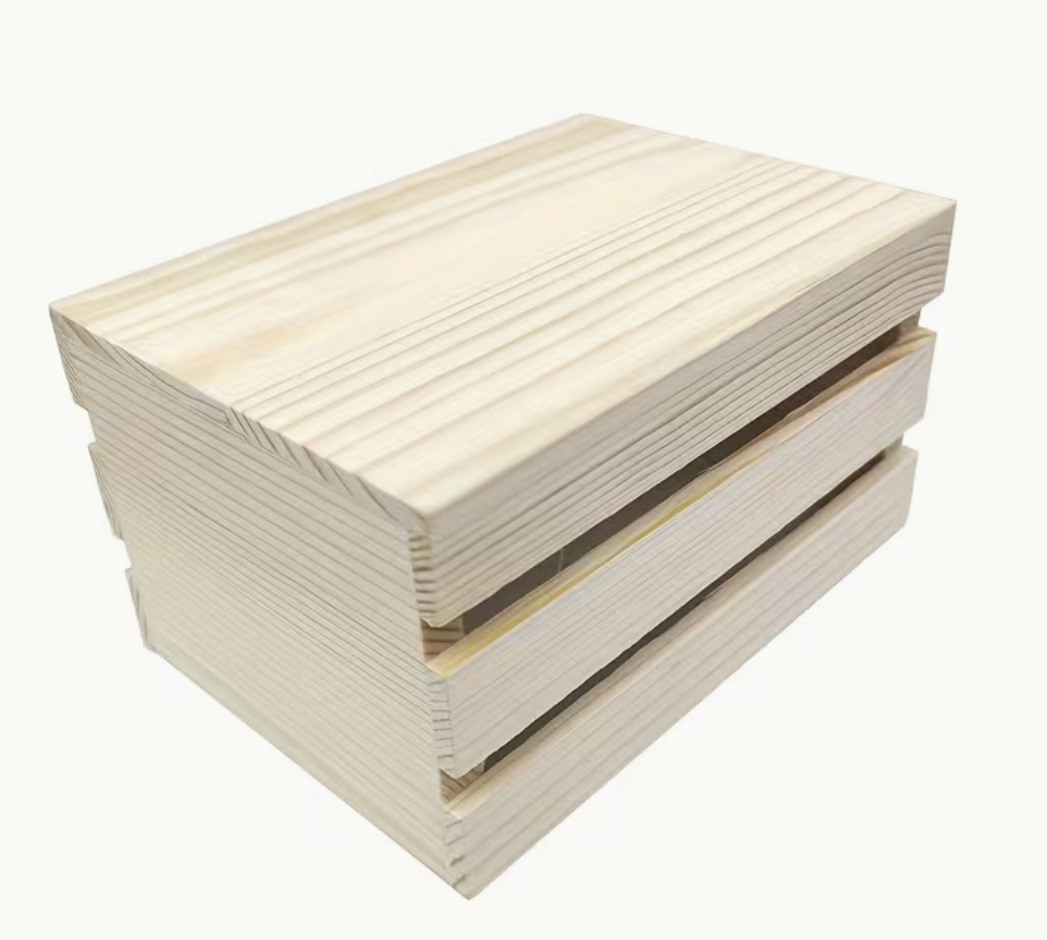 Mini caisse en bois pour décoration gypsy bohème et scénographie événementielle