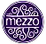 Mezzo brand logo with ornate decorative design in a circle.