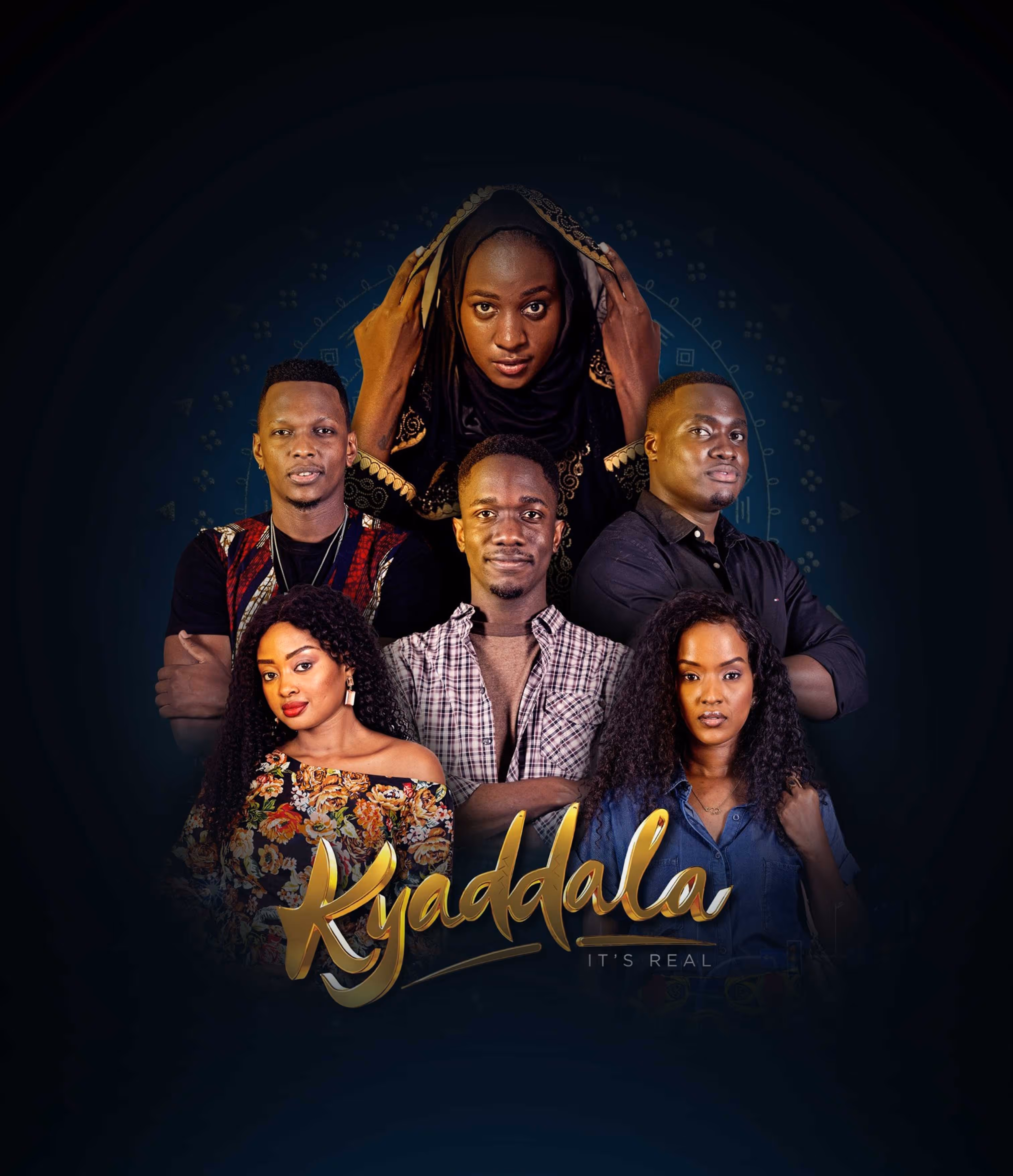 Group portrait of six young adults with the title Kyaddala and slogan It's Real below them.