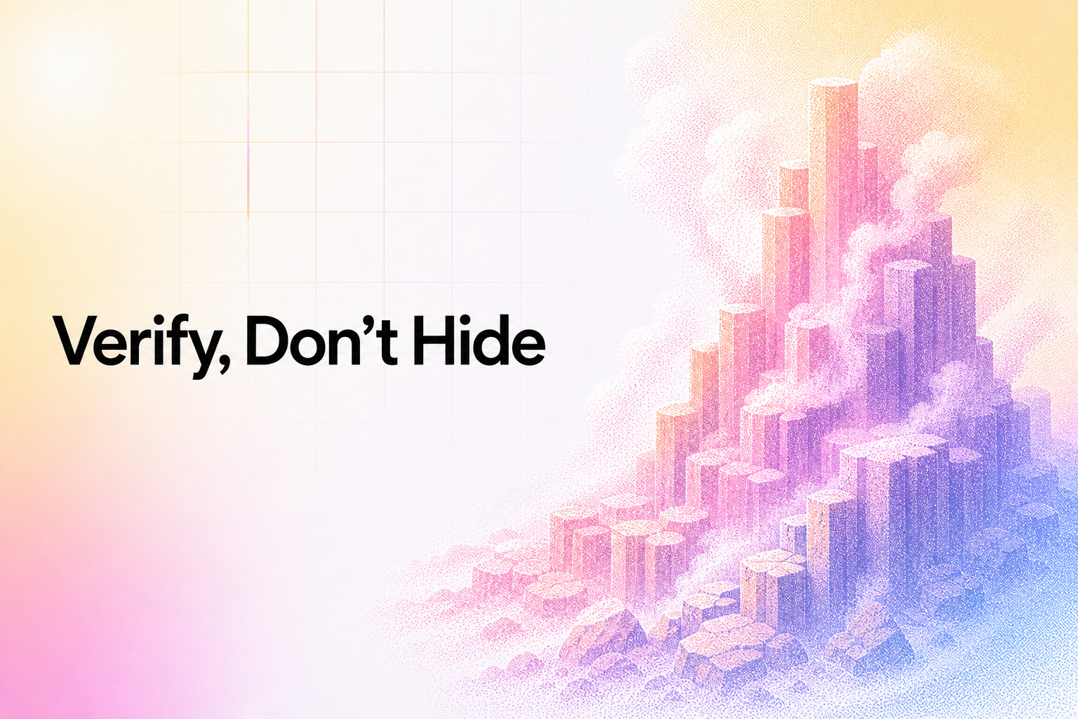 Verify, Don't Hide