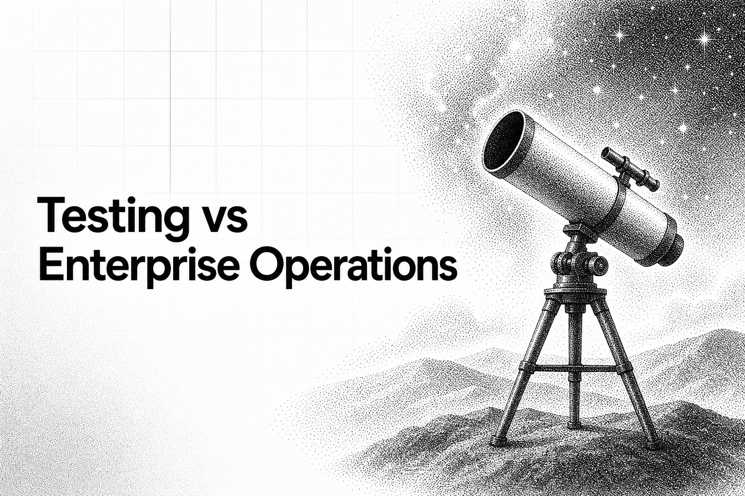 Testing vs Enterprise Operations