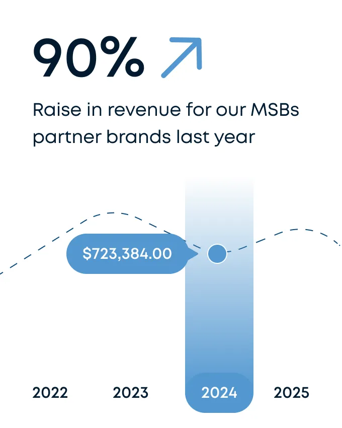 web-asset about the rise in revenue