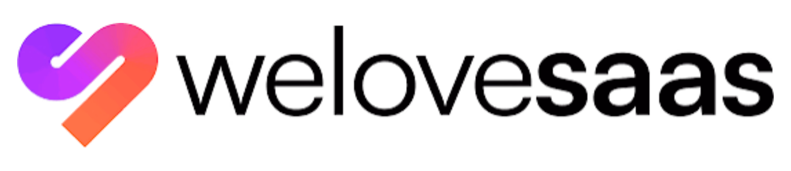 We love SaaS logo