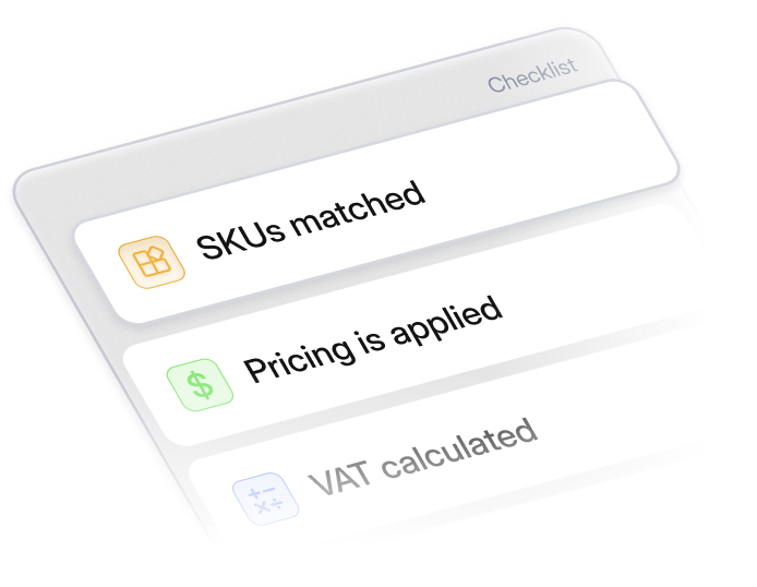 It checks your data and applies your rules.