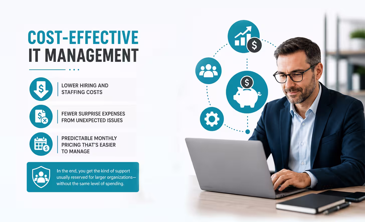 Cost-effective IT management helping businesses reduce technology expenses