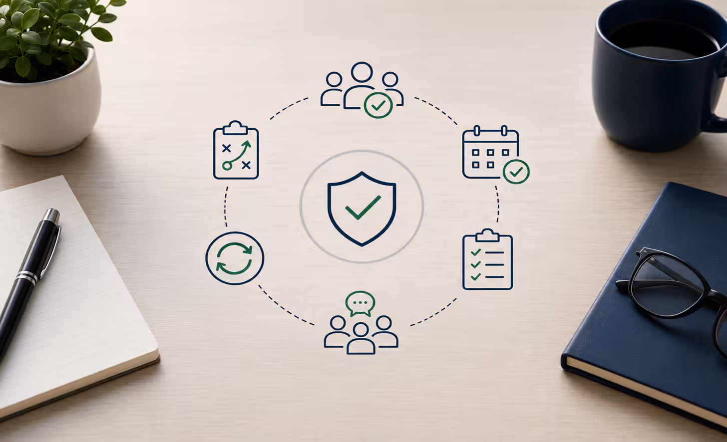 Characteristics of an effective business continuity program including planning, communication, testing, continuous improvement, and employee preparedness
