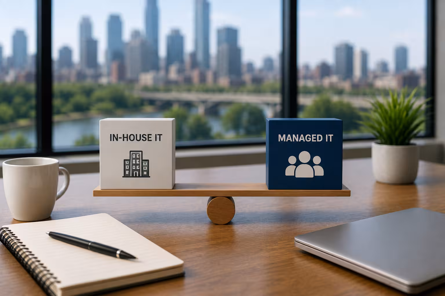  in-house IT vs managed IT cost comparison,Minneapolis