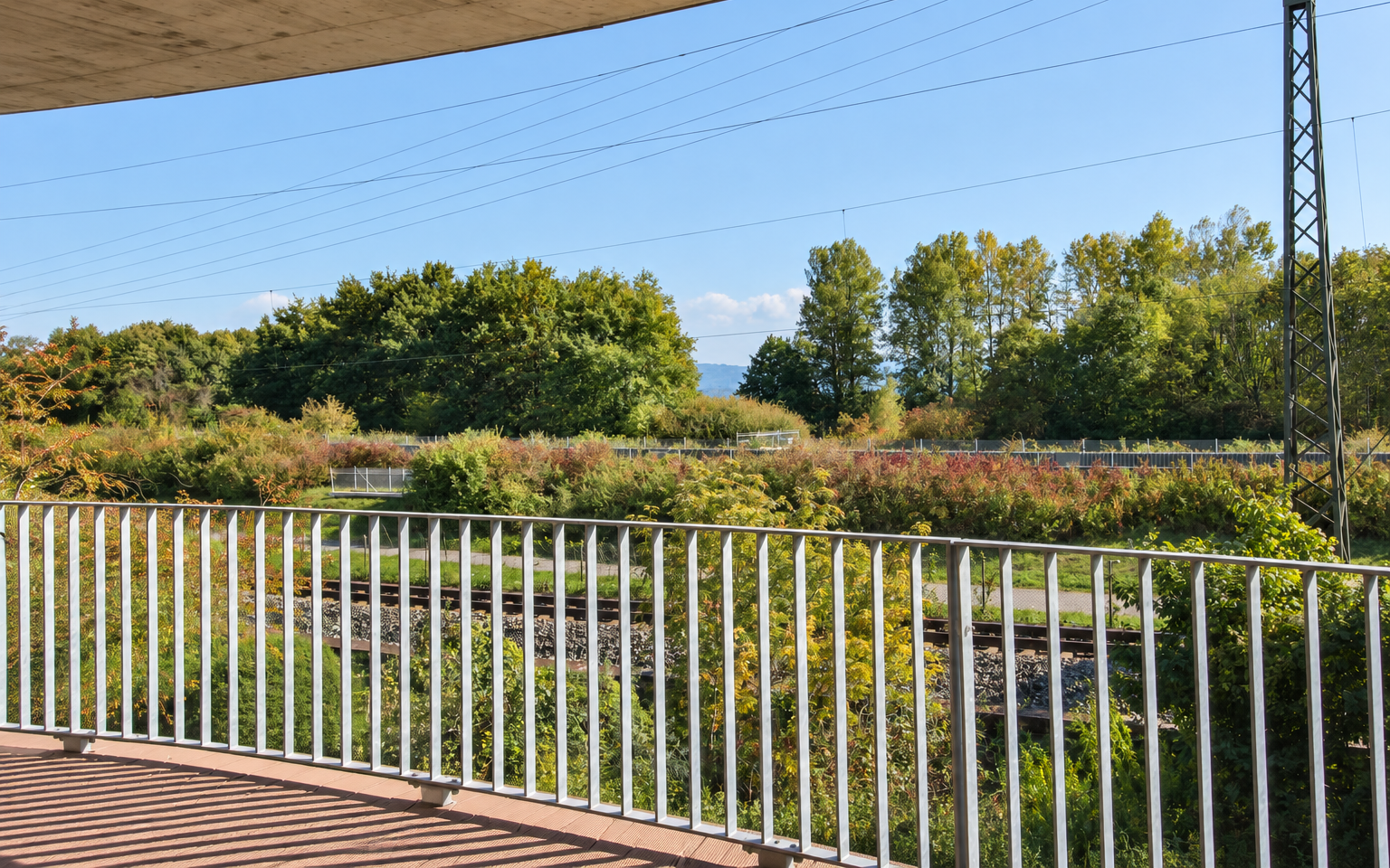 Terrasse avec vue dégagée