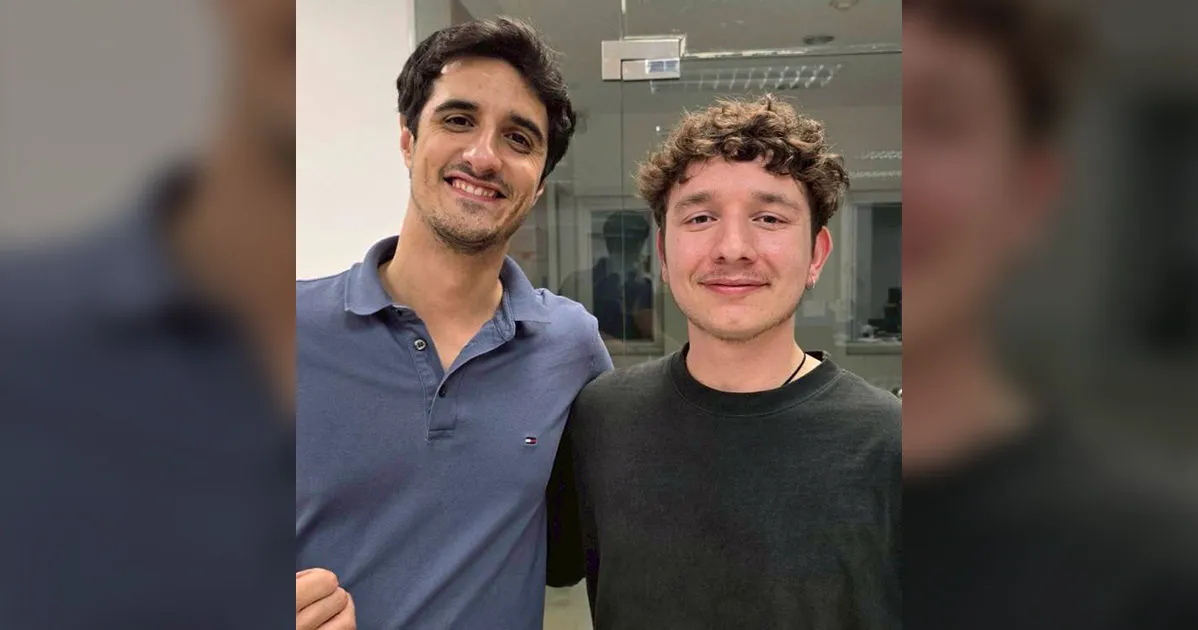 Tamino with Marco Sandri, Global Manager of The PLEDGE on Food Waste. Throughout the internship, Tamino supported strategy development under Marco’s guidance