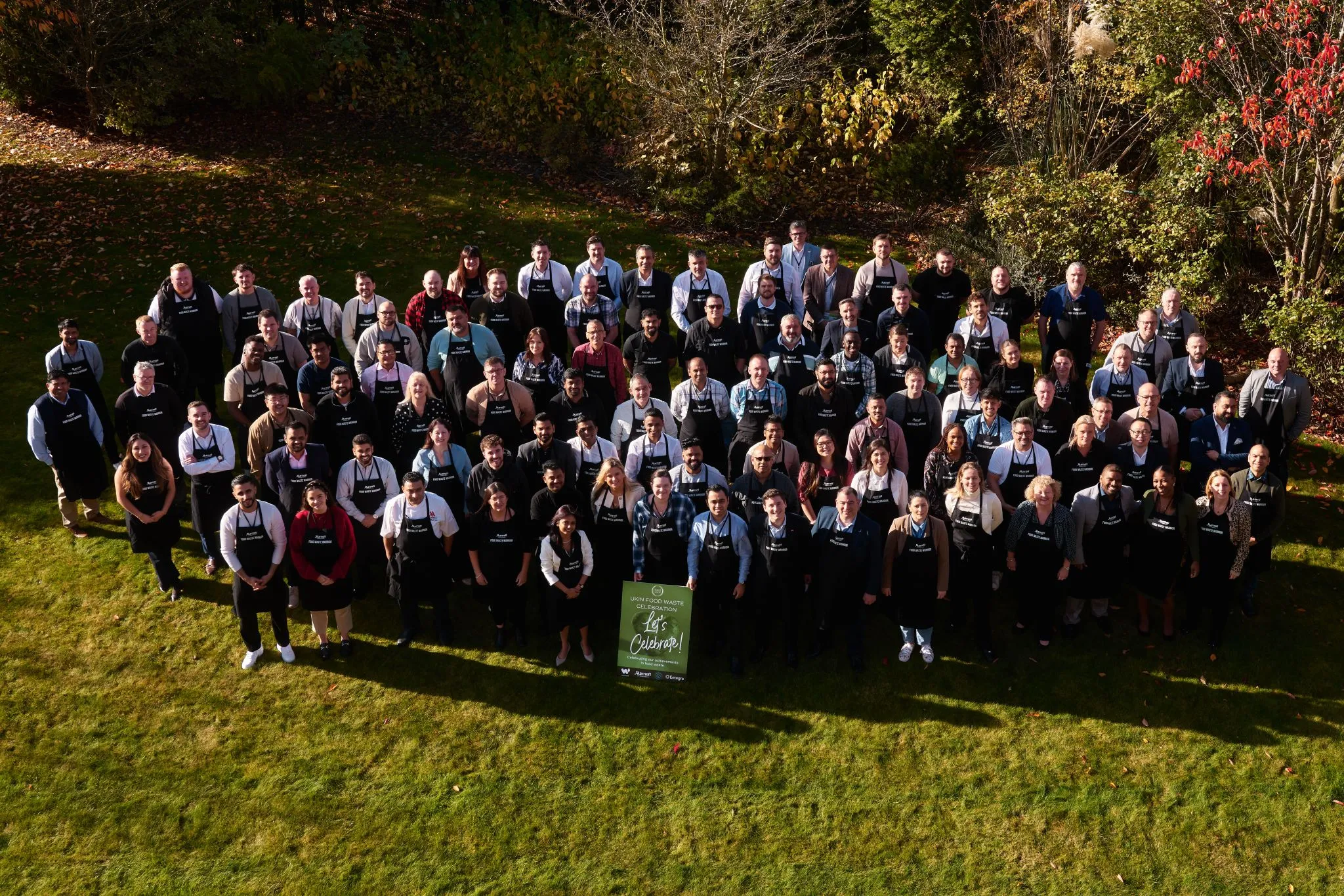 Marriott hotel sustainable hospitality food waste reduction certification UK