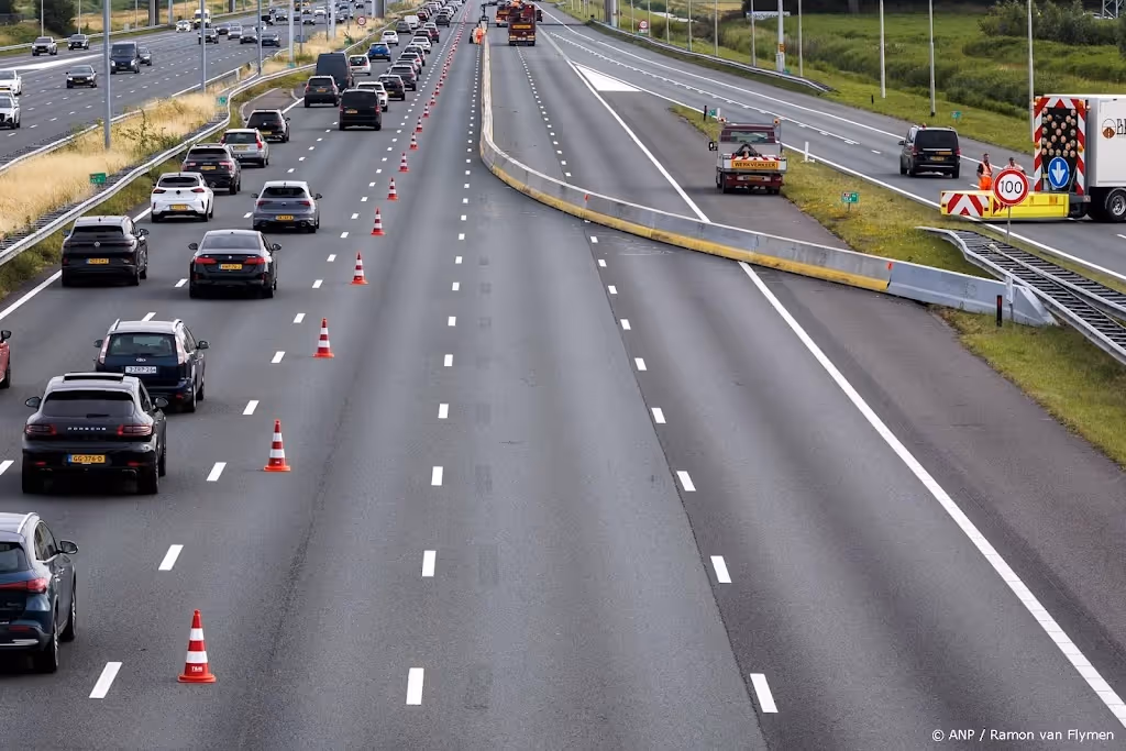 30 juni t/m 11 juli afsluiting A4 door spoedwerkzaamheden