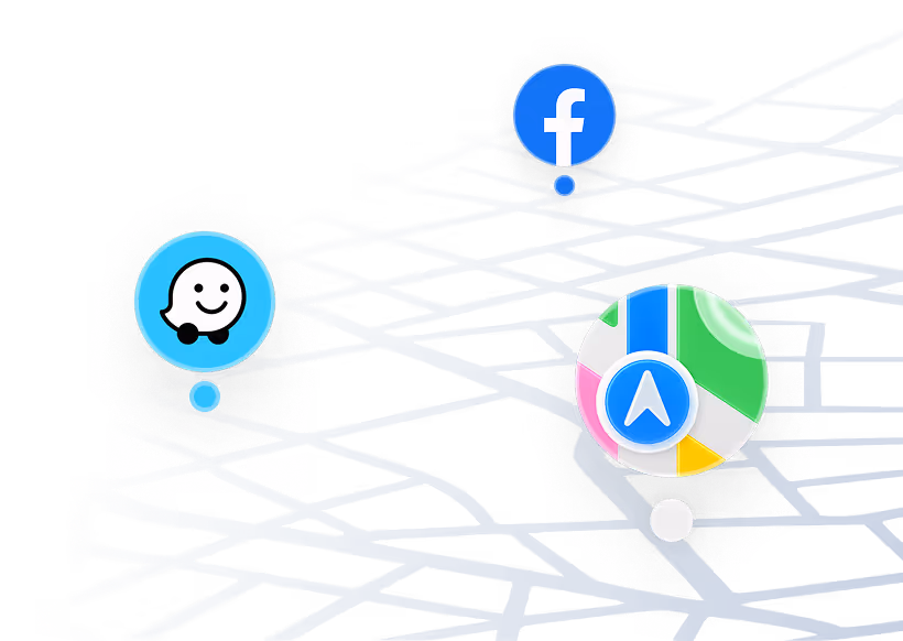 Presence Management solution - map