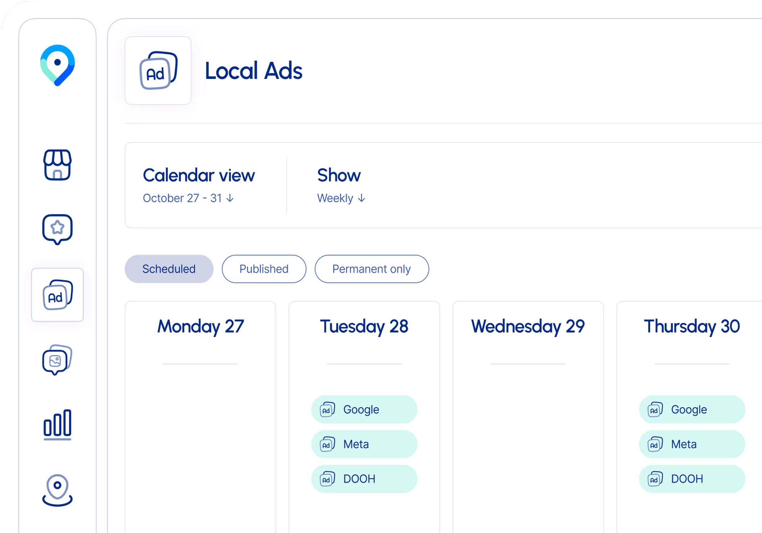 Mobilosoft - SaaS marketing local Réseaux propres - Local Ads