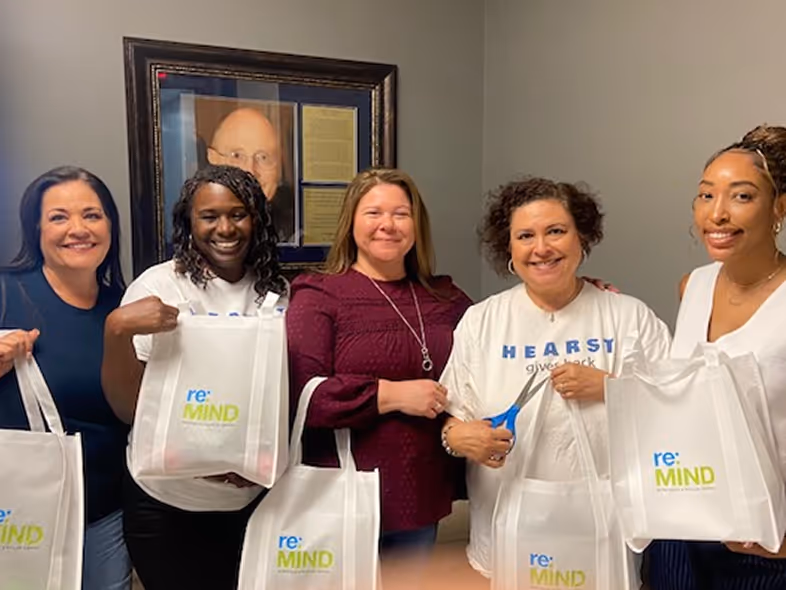 Colleagues across the company volunteering locally.