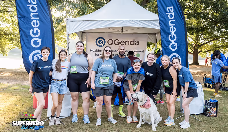 Colleagues across the company volunteering locally.