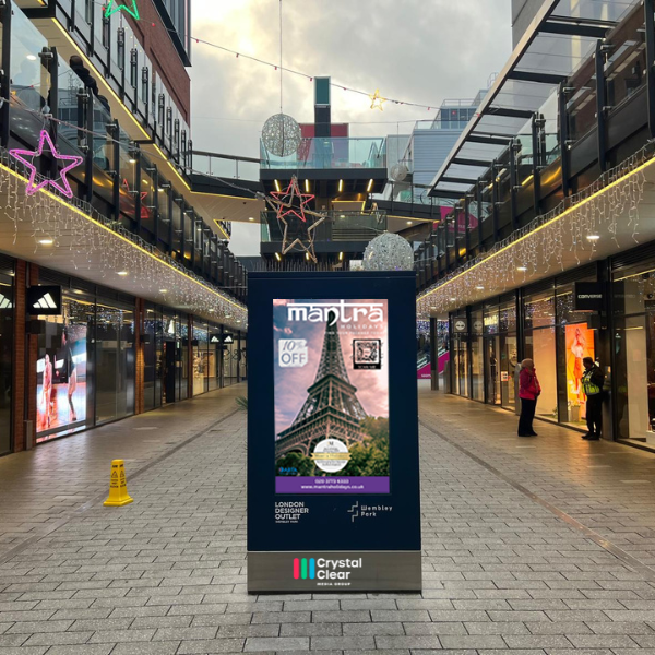 image of past wedding planning project on a brochure (for a wedding planning service) [digital project]