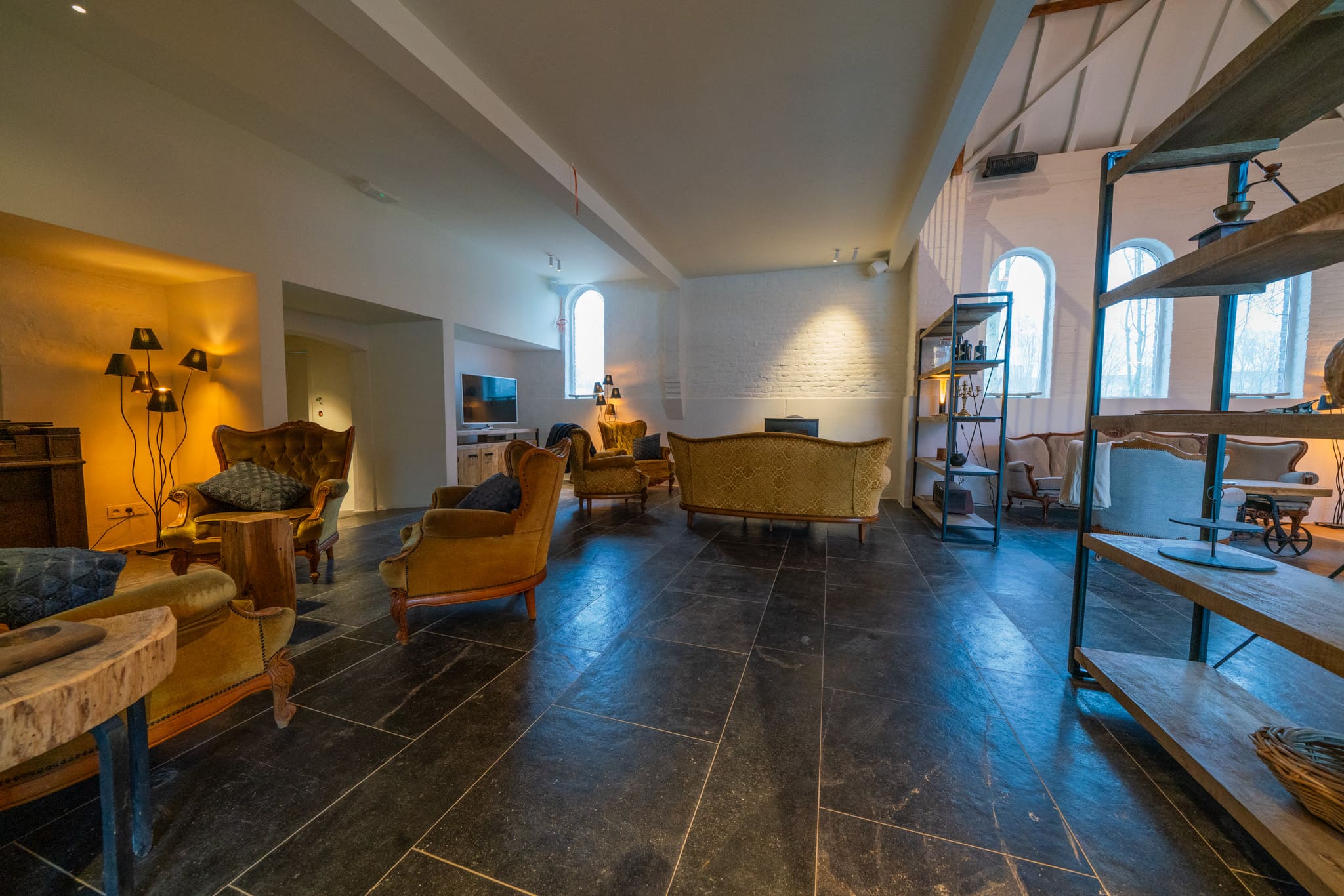 Spacious interior with modern facilities