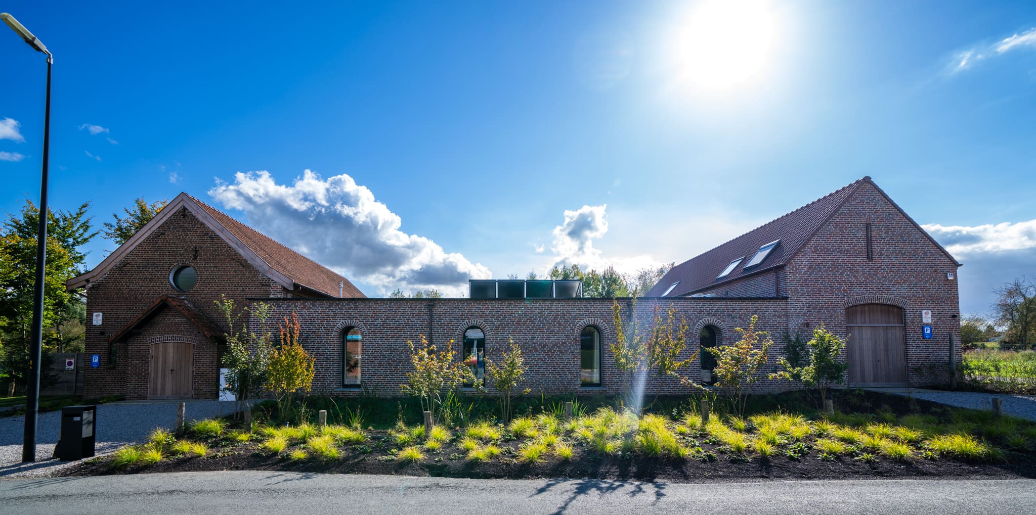 Completely renovated U-shaped farmhouse