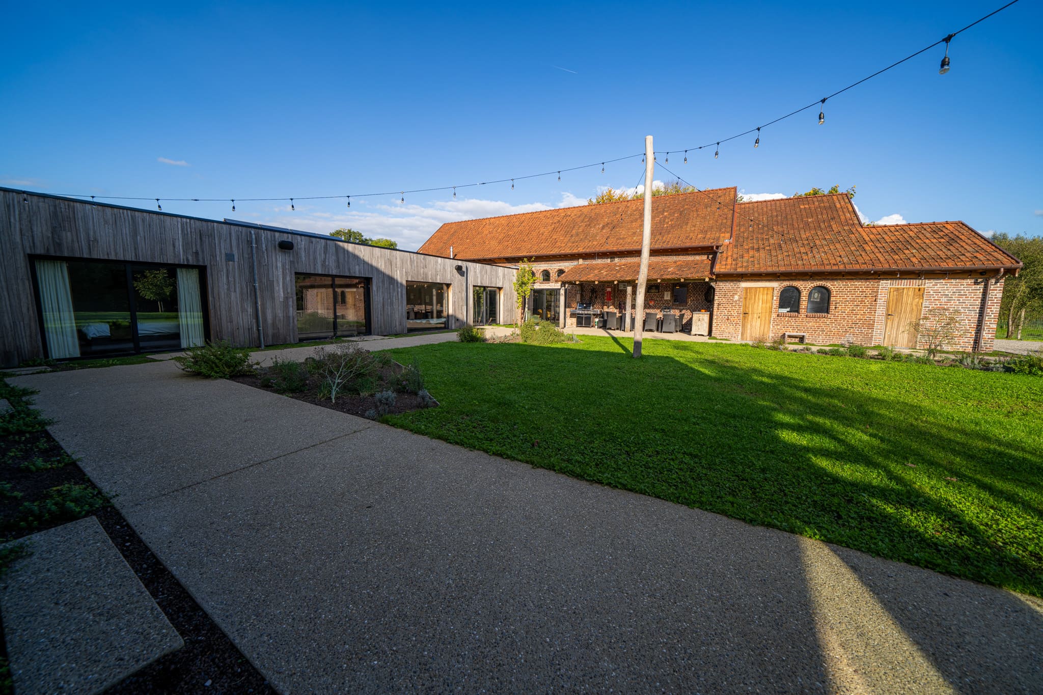 Outdoor terraces overlooking nature