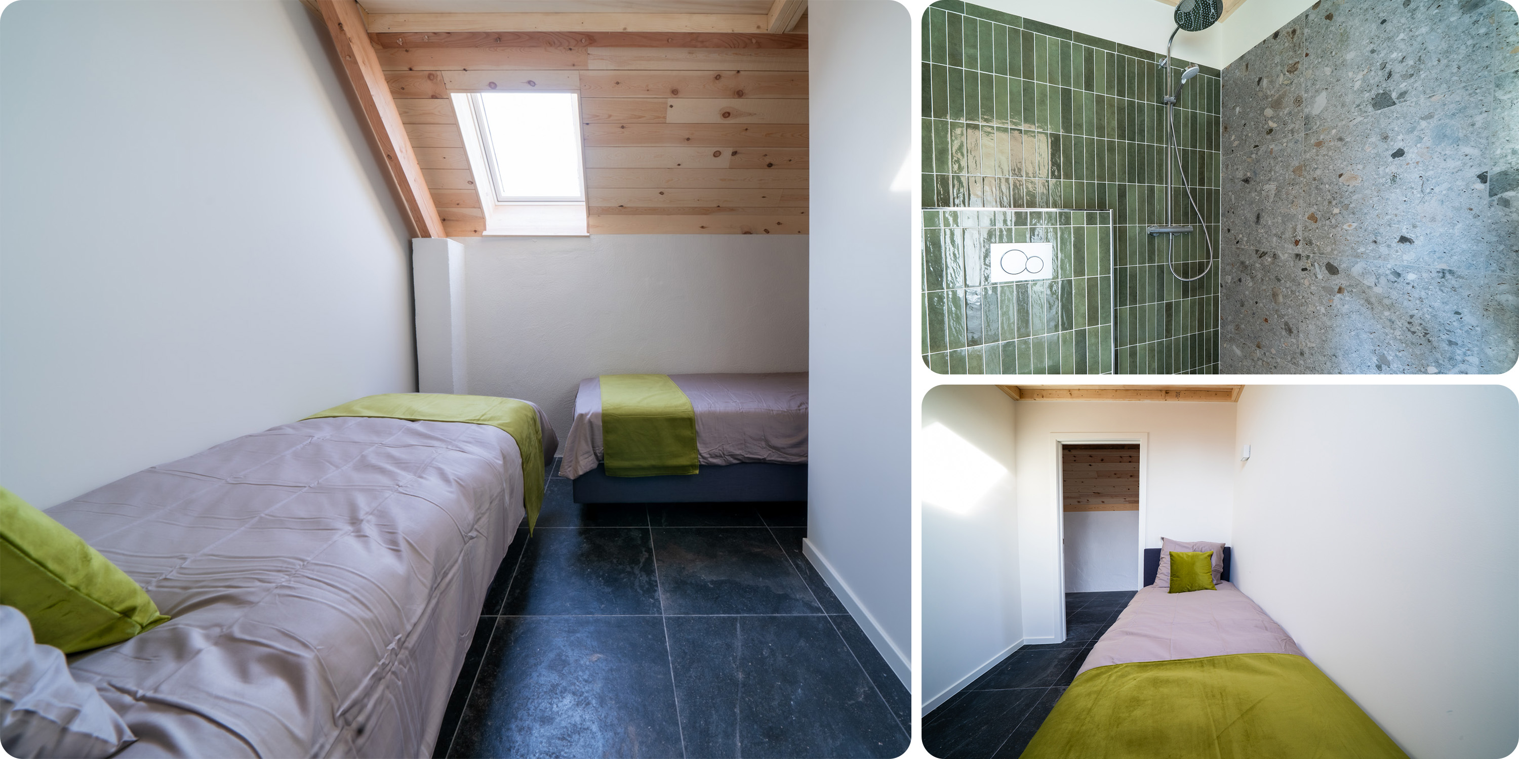   ROOM 8:   Two Single Beds, En-suite Bathroom with Shower and Toilet