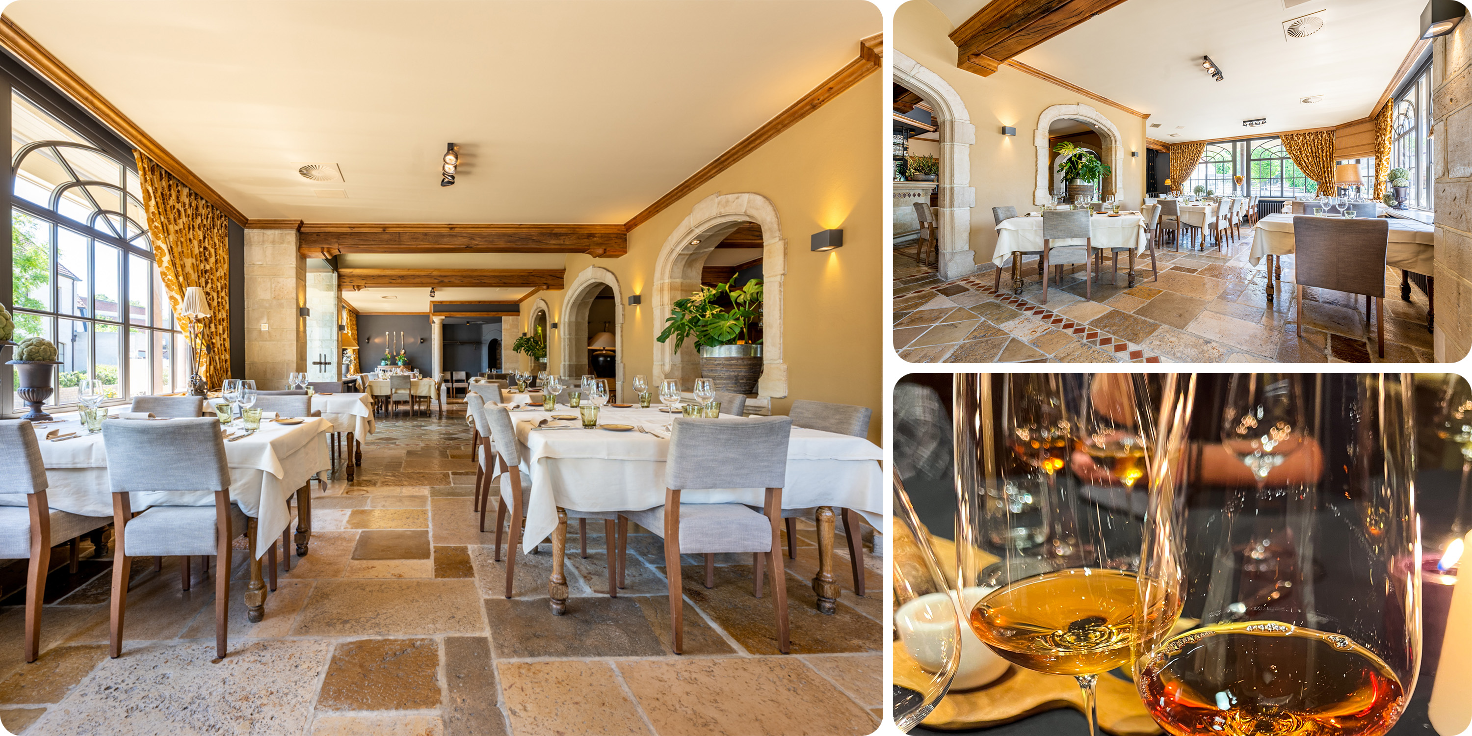 Cosy dining area connected with the bar