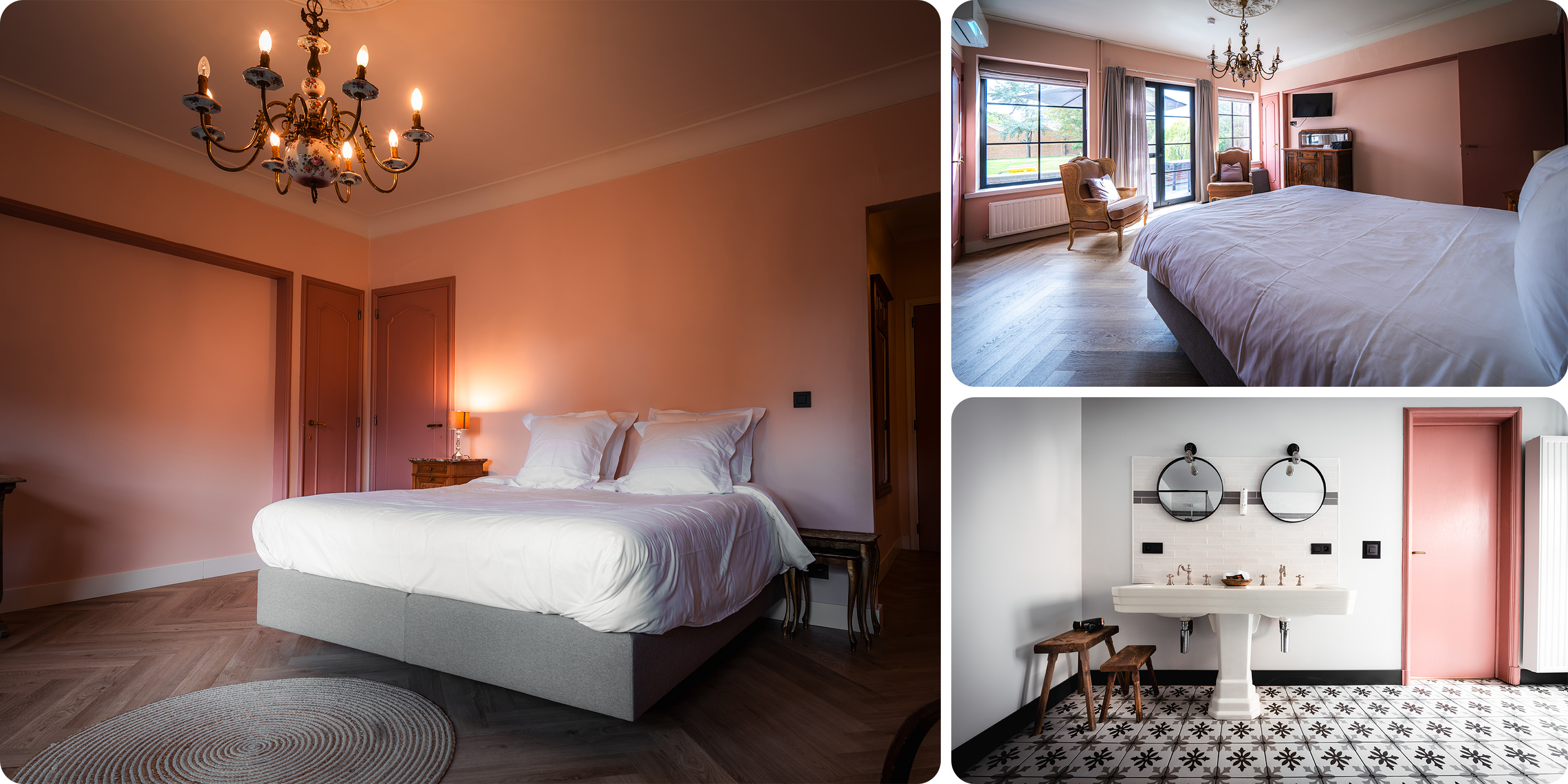   ROOM 1:   Two Single Beds, En-suite Bathroom with Shower, Bath and Toilet