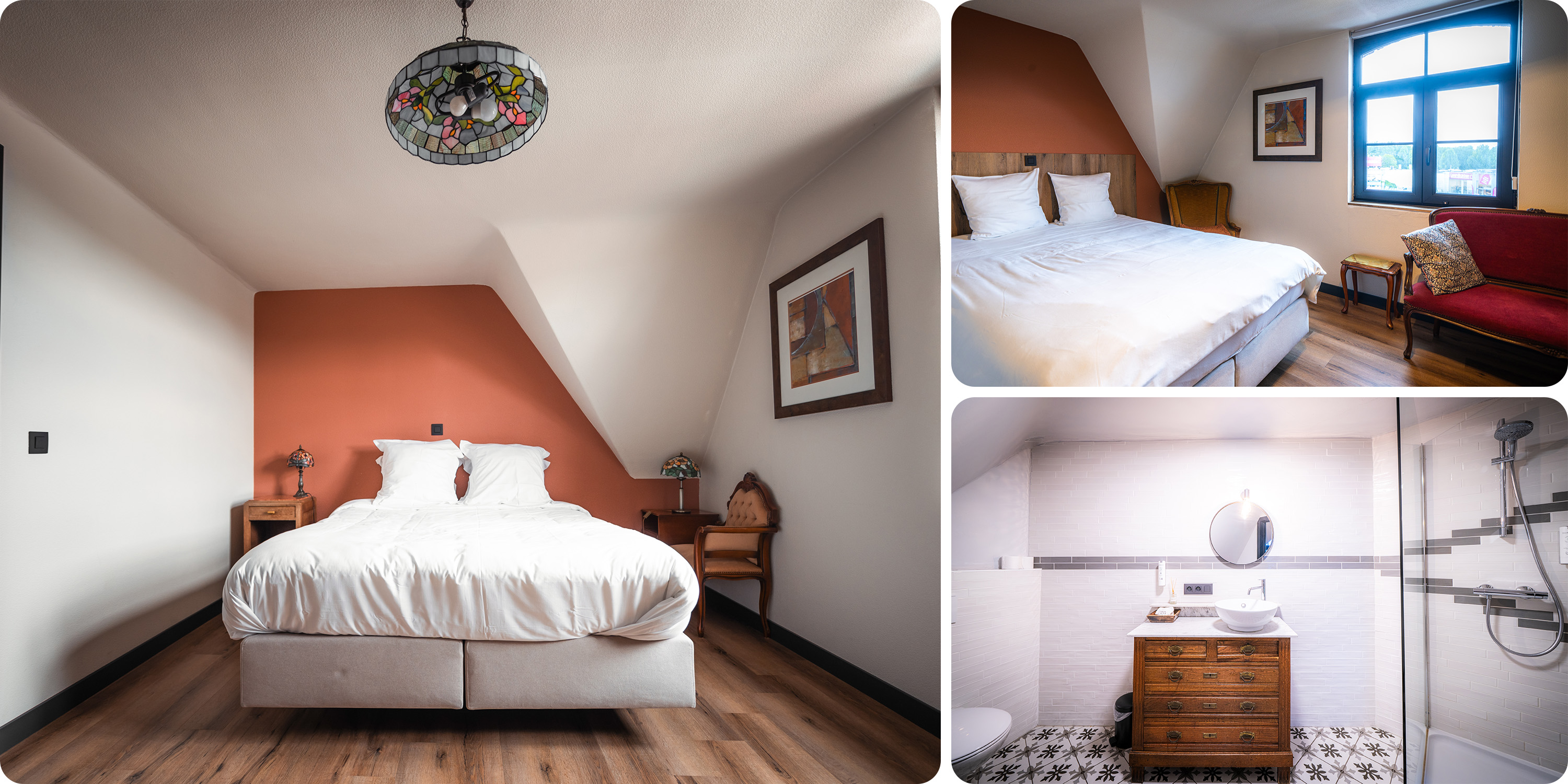   ROOM 7:   Two Single Beds, En-suite Bathroom with Shower and Toilet