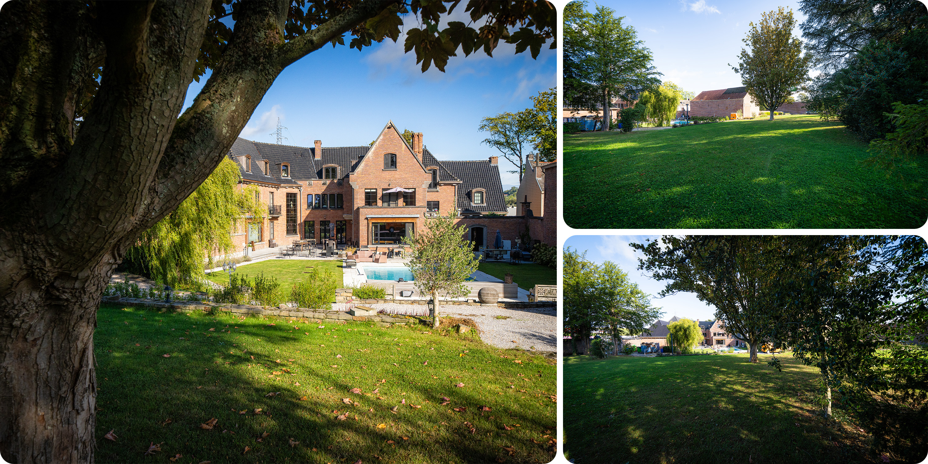 Large walled garden of more than 3000 m2