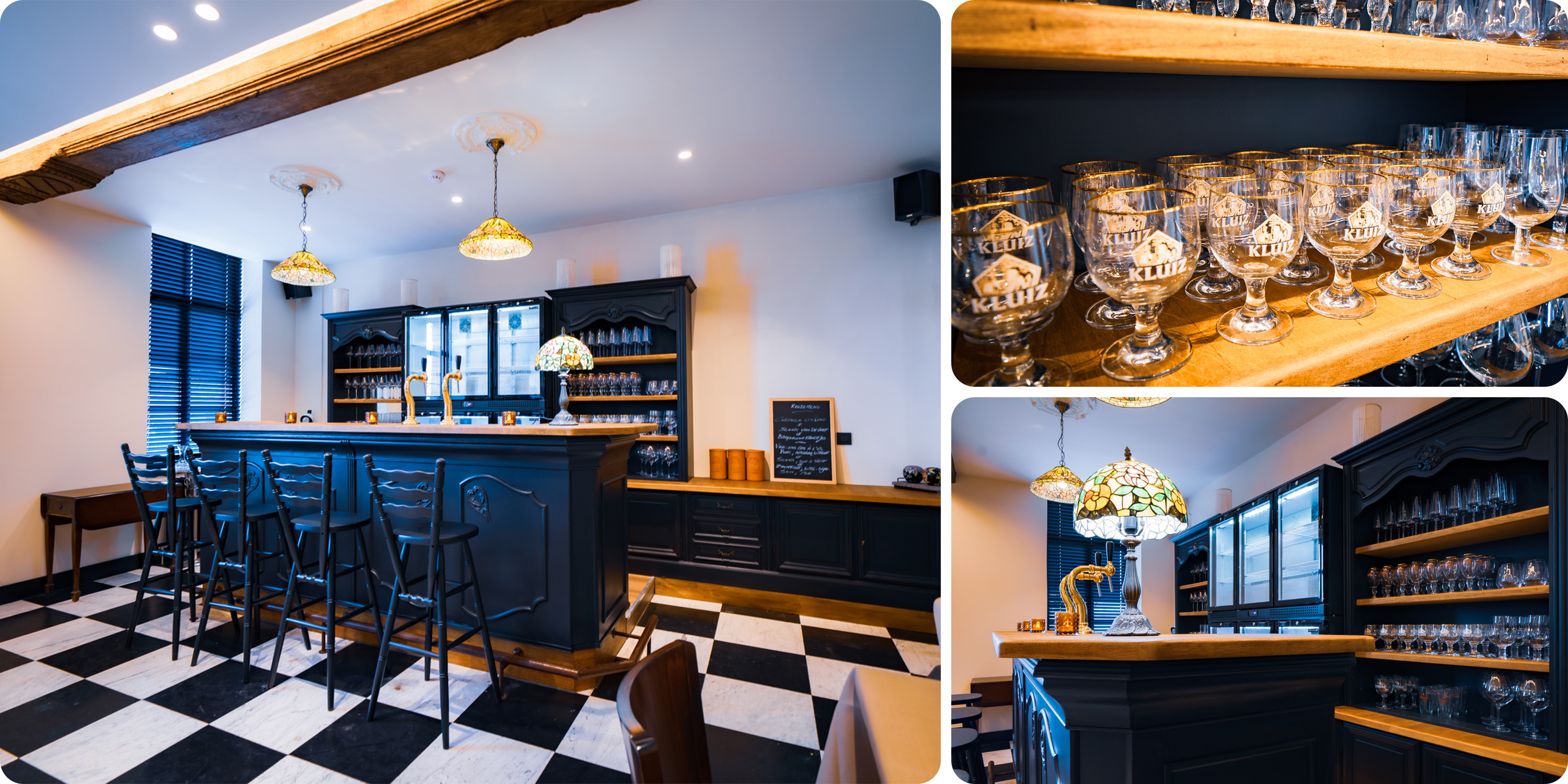 Large fully equiped bar with beverage cooling