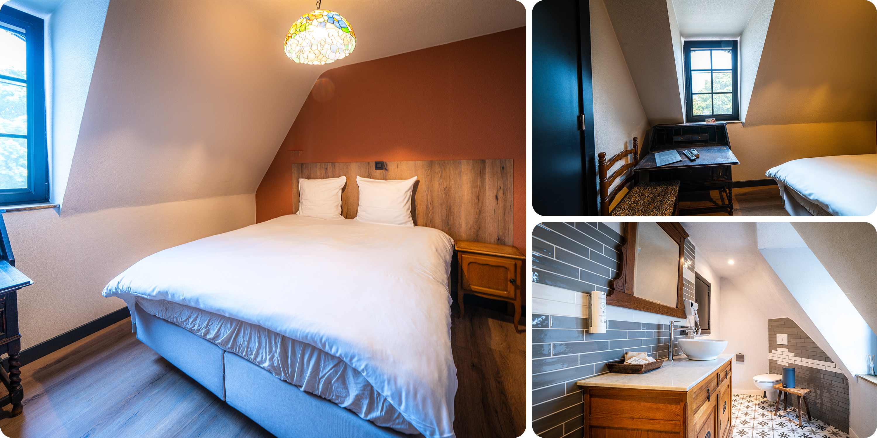   ROOM 8:   Two Single Beds, En-suite Bathroom with Shower and Toilet