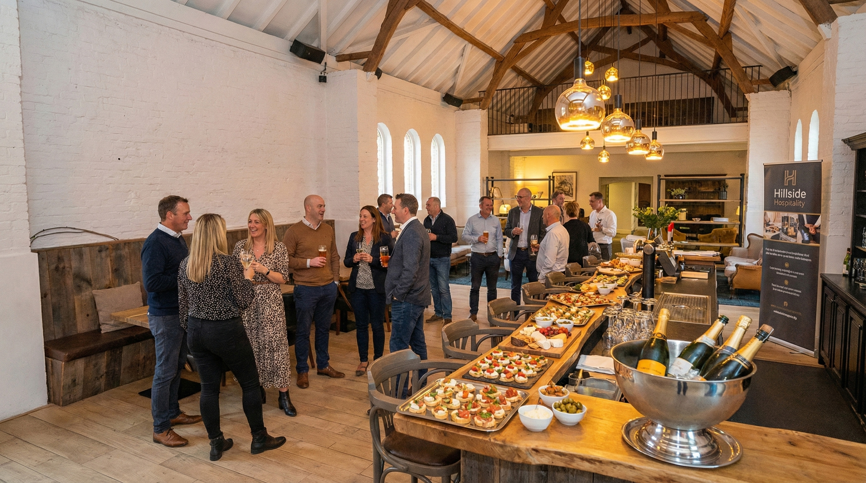 Enjoy an after work drink with the team