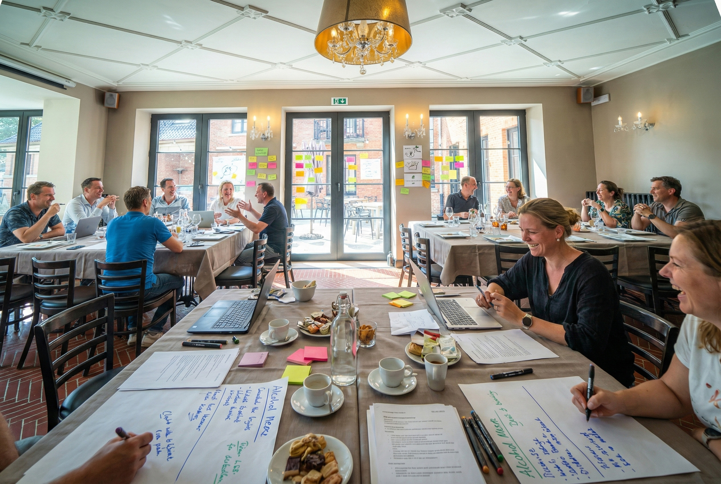 Perfect space for brainstorms and workshops