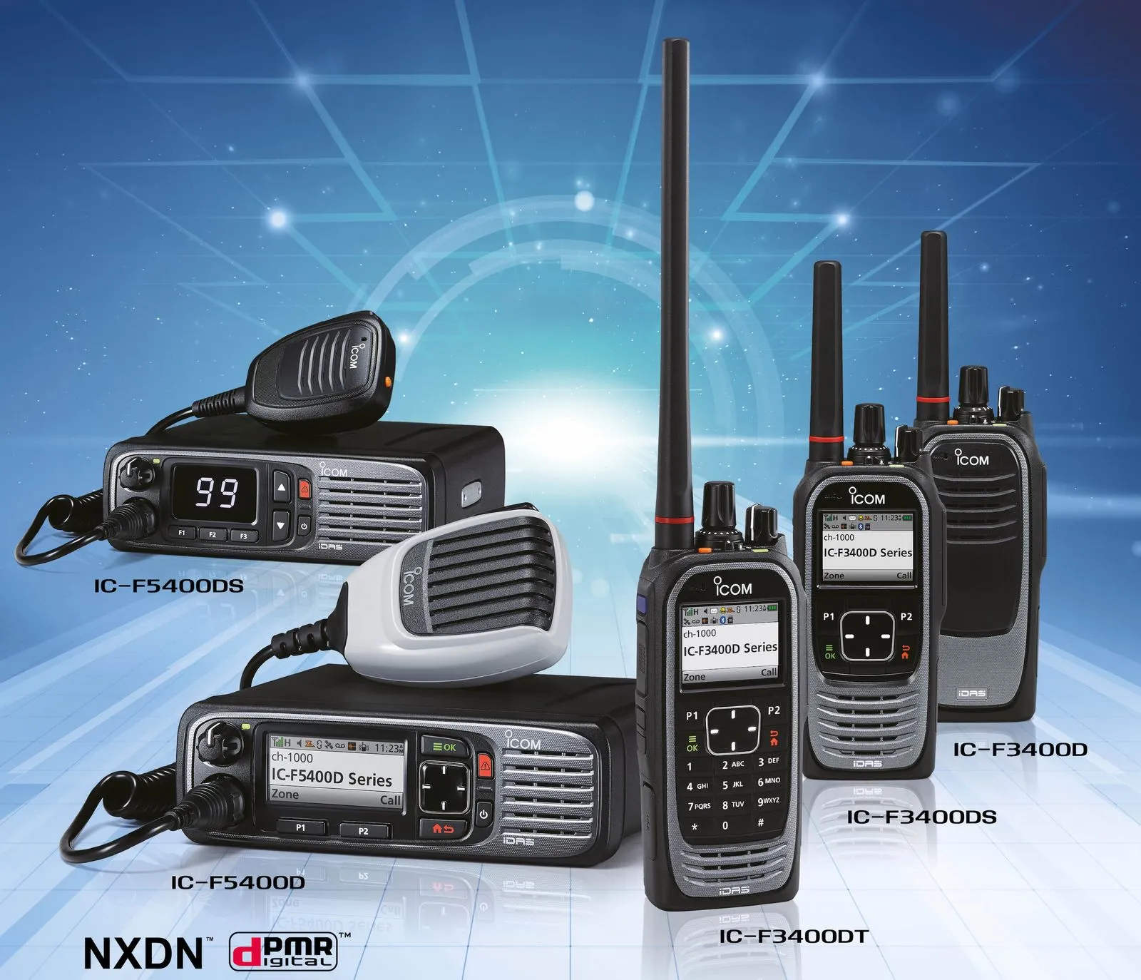 Equipement radio IDAS, gamme professionnelle PMR