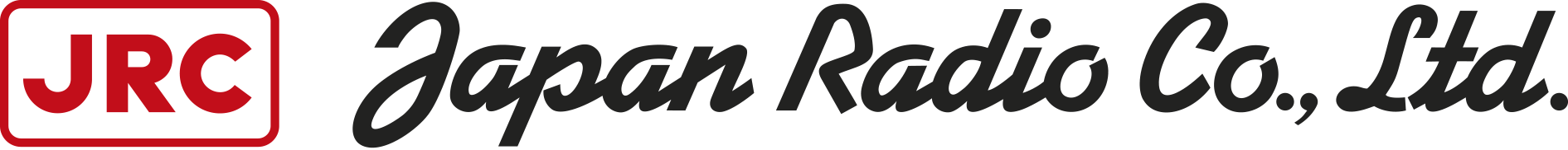 Logo de la société Japonaise Japan Radio Co., Ltd. 'JRC' le spécialiste radio privée LTE
