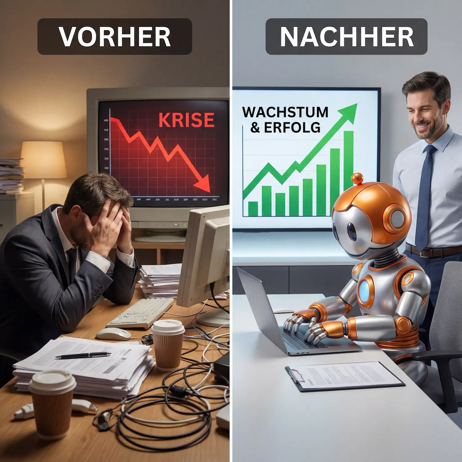 Wir übernehmen den Digital-Kram, damit du dich um dein Geschäft kümmern kannst.
