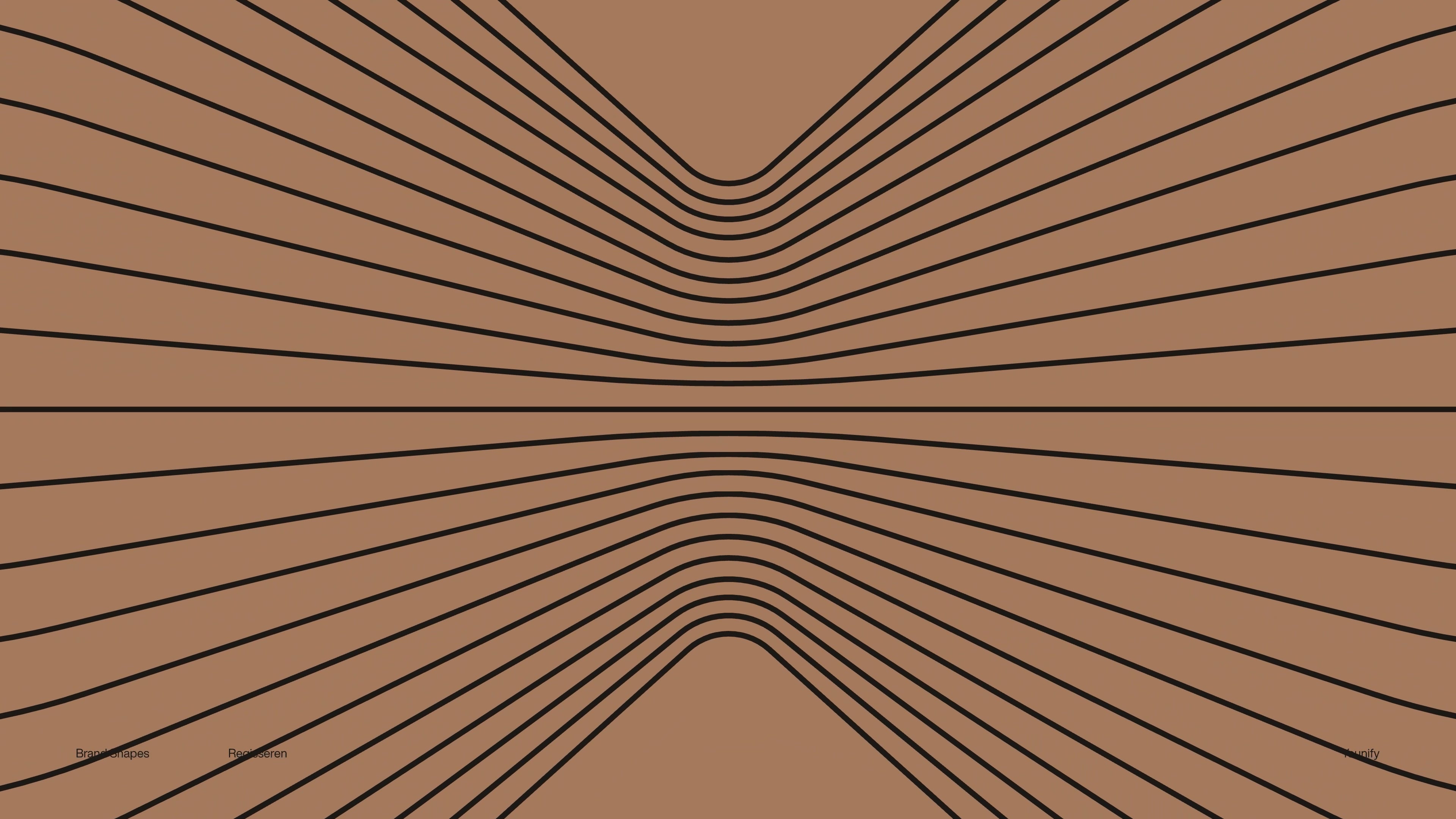 Abstract lijnpatroon in koperkleurige achtergrond dat beweging, verbinding en digitale flow symboliseert.