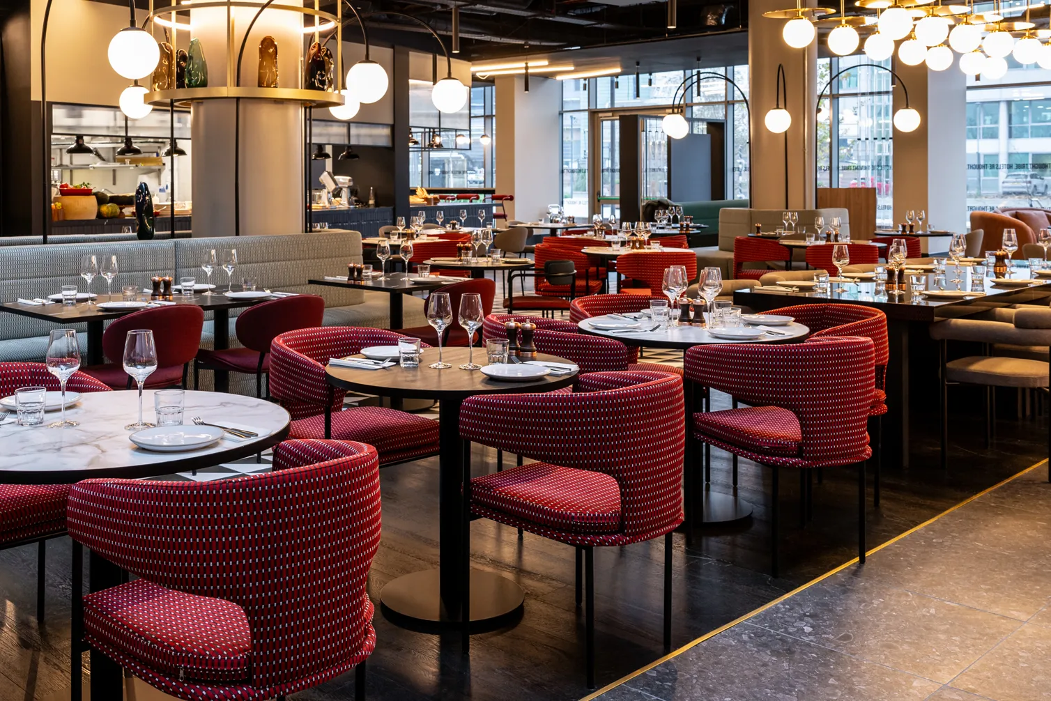 Dinning area at Ibis Budget Manchester Airport