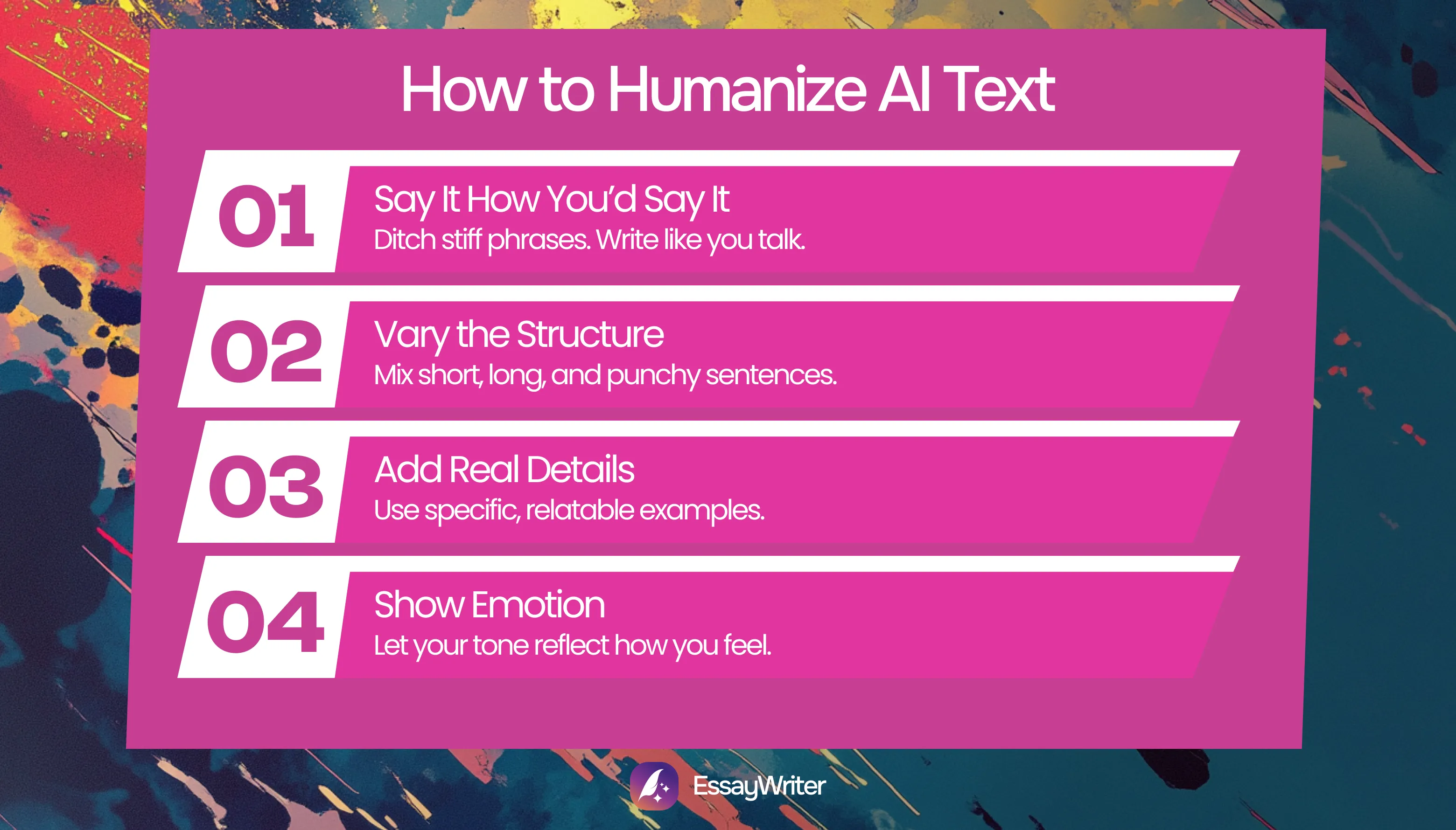 how to humanize AI text