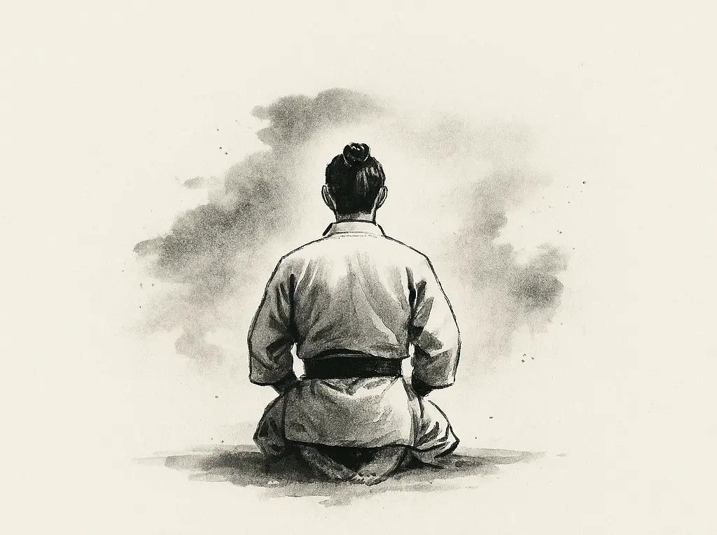 Σιλουέτα πολεμιστή Tai Nui Kung Fu