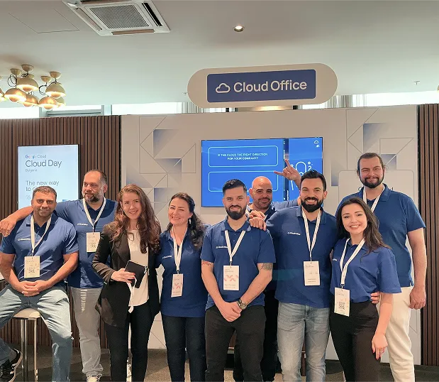 Group photo of the Cloud Office team