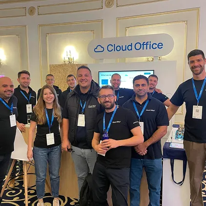Group photo of the Cloud Office team
