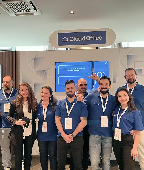 Group photo of the Cloud Office team